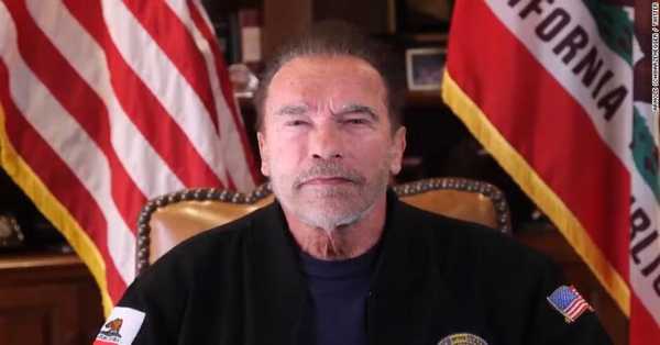 Arnold Schwarzenegger says Trump is a 'bombed pioneer' and urges solidarity after Capitol attack